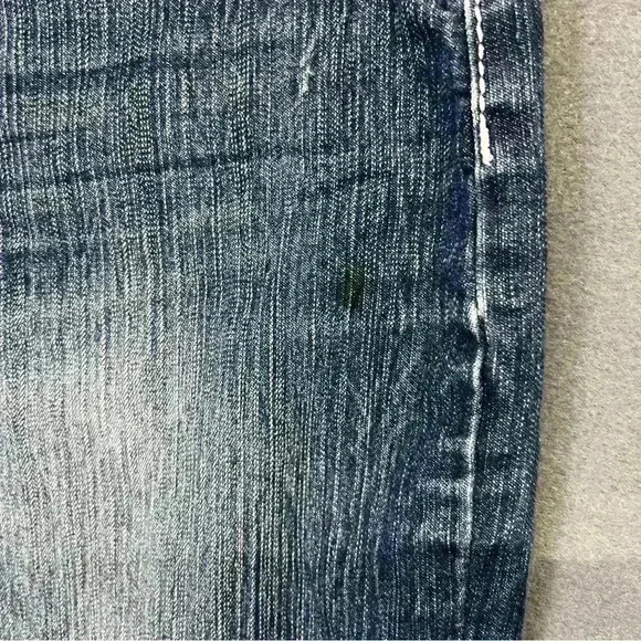 Maurices Denim Stretch Bootcut jeans Womens 7/8 X-Short Cute Blue Faded 1146 - Picture 7 of 10